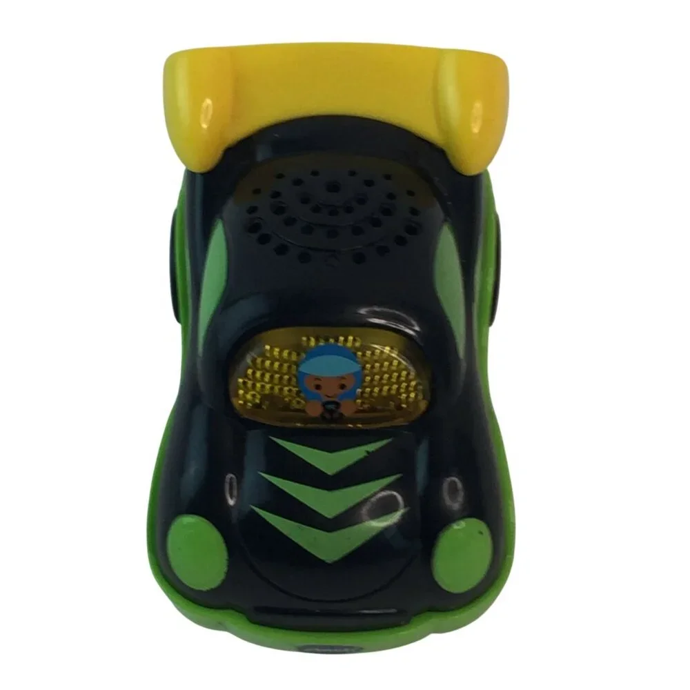 vTech Go Go Smart Wheels Green Black Race Car Lot of 2 Vehicles Tested‎